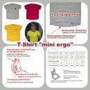 sportliches Kurzarmshirt mit Ergoschnitt fit2sit "Mini Ergo", gelb, XXL